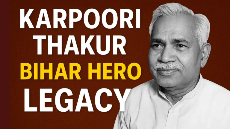 Karpoori Thakur Secrets: Desi Neta Who Changed Bihar Forever