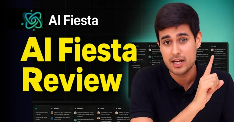 Dhruv Rathee AI Fiesta App interface with bundled AI models