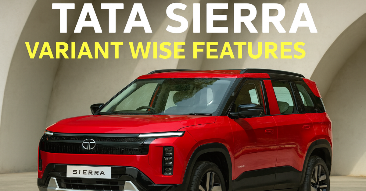 The 2025 Tata Sierra is finally nearing launch, and the company has clearly broken down the features available across all variants. The new Sierra is now a more premium, powerful, and tech-loaded SUV. Here's a look at what's new in each variant.