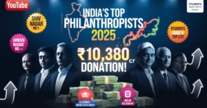 Top Indian Philanthropists FY25 donation list with Shiv Nadar, Ambani, Adani and others