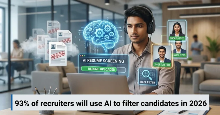 93% of recruiters will use AI to filter candidates in 2026