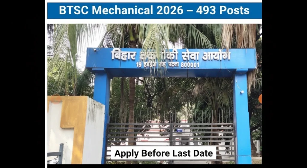 BTSC Work Inspector Mechanical 2026 – Apply Online, Full Details 4 BTSC Work Inspector Mechanical Recruitment 2026