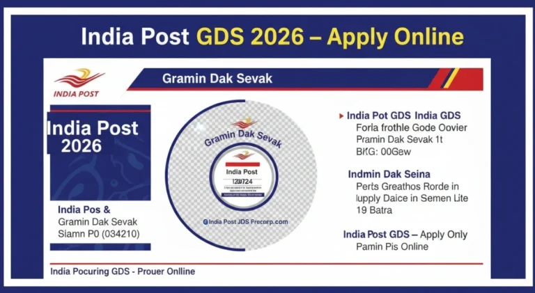 India Post GDS Recruitment 2026 Online Form