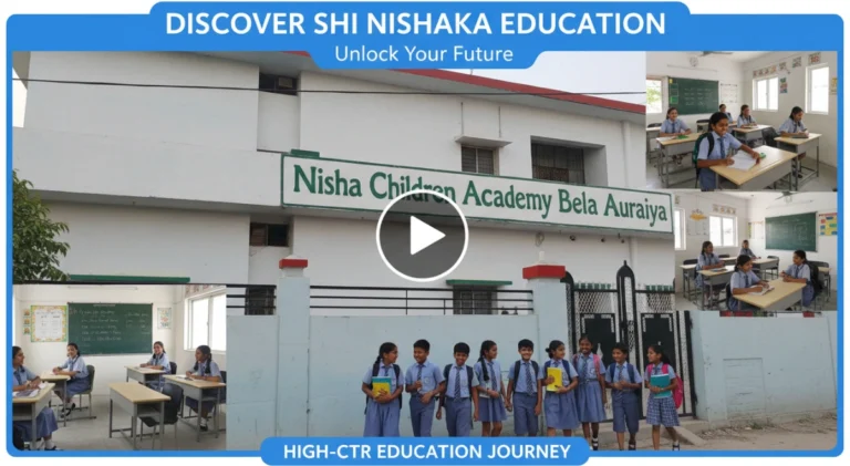 Nisha Children Academy Bela Auraiya school building