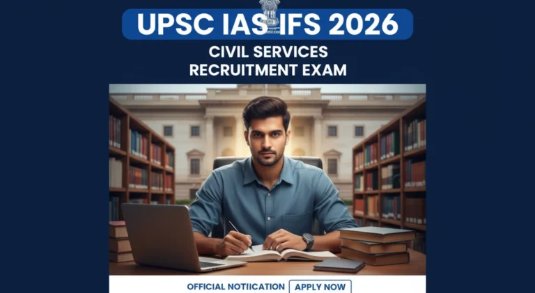 UPSC Civil Services IAS IFS Recruitment 2026
